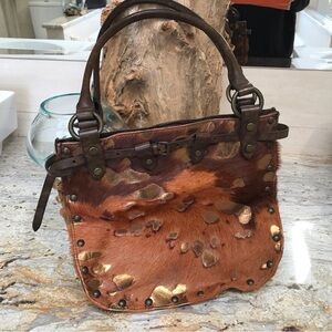 Brown and Gold Women's Bag